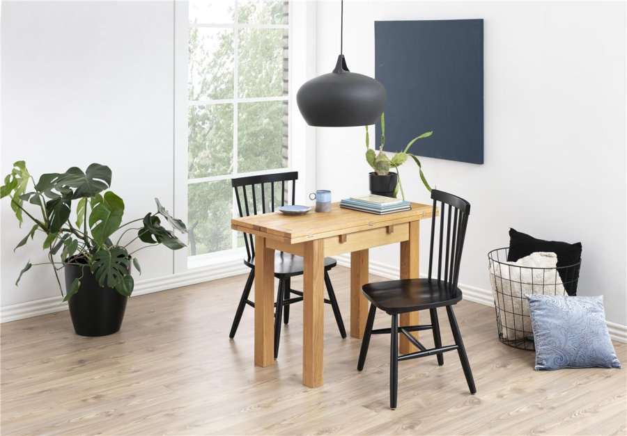 ACT NORDIC Kenley foldebord - natur tr, m. udtrk (100x45)