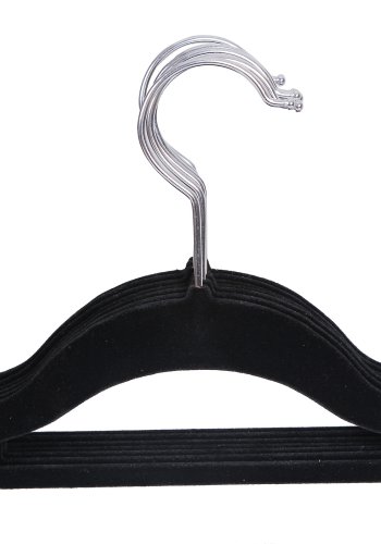 SONGMICS tjbjle, skridsikker, 2 hak, buksestang, 360 graders drejekrog - sort fljl (st med 50)