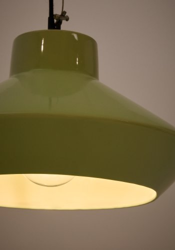 KAVE HOME Portol grn keramisk loftslampe