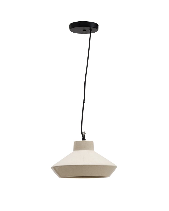 KAVE HOME Portol beige keramisk loftslampe