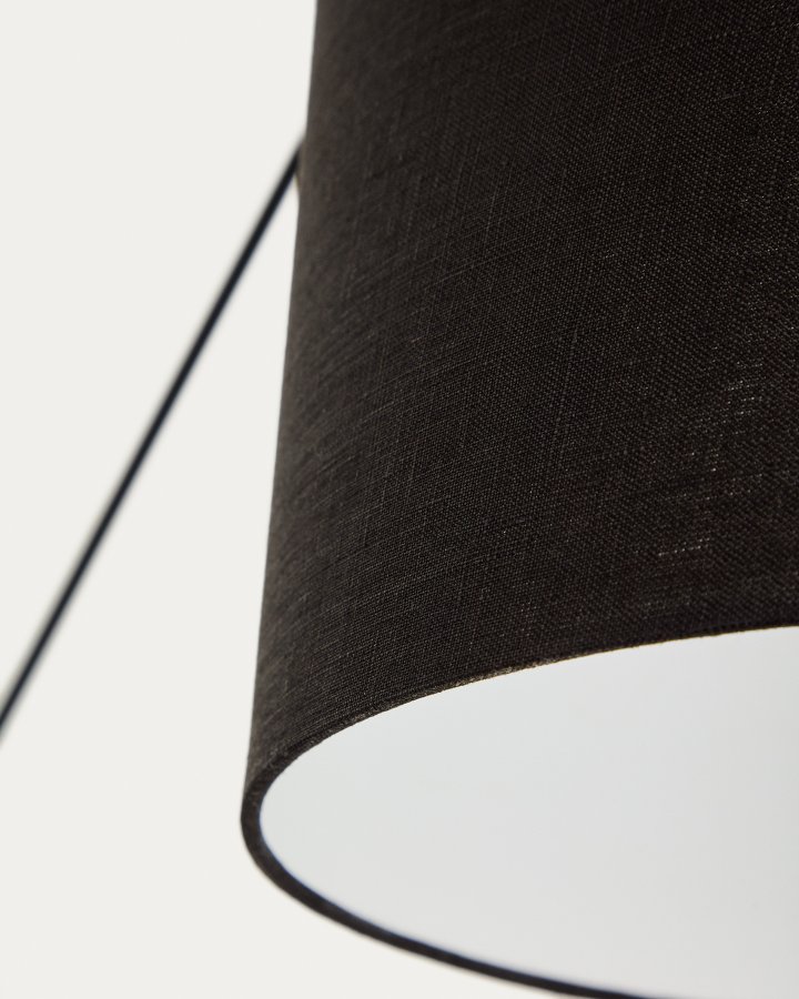 KAVE HOME Jex vglampe lavet af sortmalet metal