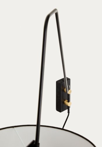 KAVE HOME Jex vglampe lavet af sortmalet metal