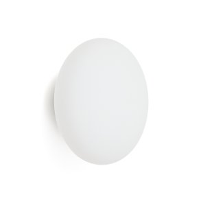 KAVE HOME Bamila rget glas og nikkel vglampe Ã˜25cm