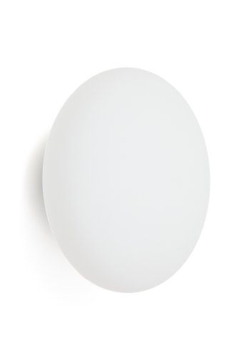 KAVE HOME Bamila rget glas og nikkel vglampe Ã˜25cm