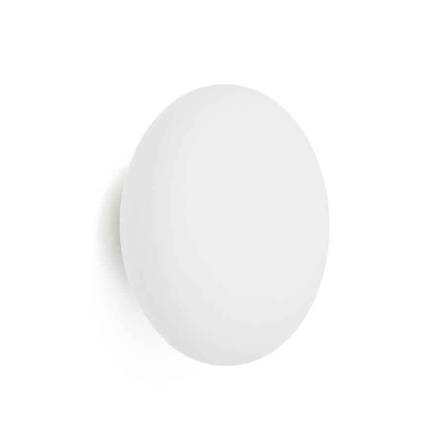 KAVE HOME Bamila rget glas og nikkel vglampe Ã˜25cm