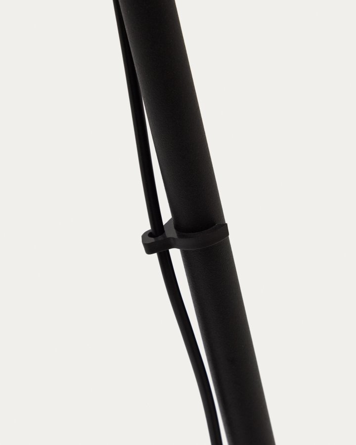 KAVE HOME Orey sort metal gulvlampe med multi-position spotlight