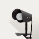 KAVE HOME Jula lille lampe med klemme i sort metal