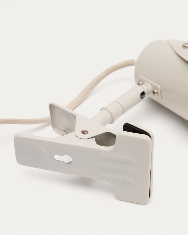 KAVE HOME Jula lille lampe med klemme i grt metal