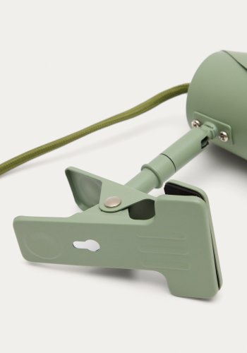 KAVE HOME Jula lille lampe med klemme i grnt metal