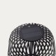 KAVE HOME Reiba solar bordlampe i sort metal