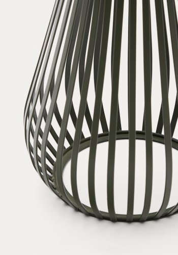 KAVE HOME Reiba solbordslampe i grn metal