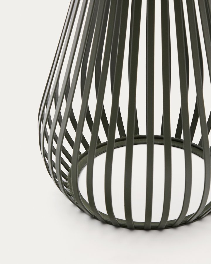 KAVE HOME Reiba solbordslampe i grn metal