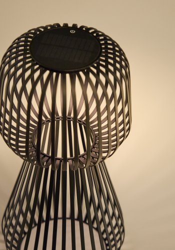 KAVE HOME Reiba solbordslampe i grn metal