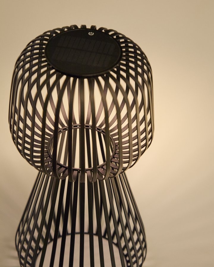 KAVE HOME Reiba solbordslampe i grn metal