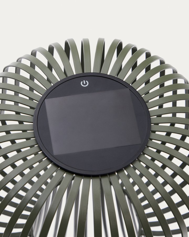 KAVE HOME Reiba grn metal solcellegulvlampe