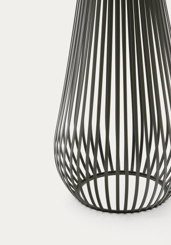 KAVE HOME Reiba grn metal solcellegulvlampe