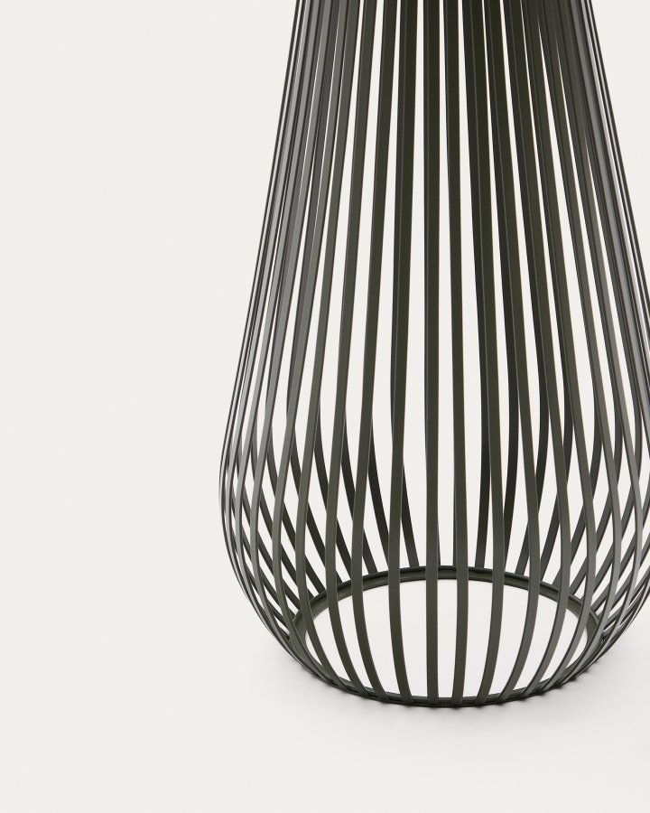 KAVE HOME Reiba grn metal solcellegulvlampe