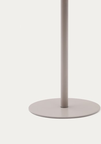 KAVE HOME Aldet udendrs solcelle bordlampe, brbar - gr tovsnor og aluminium