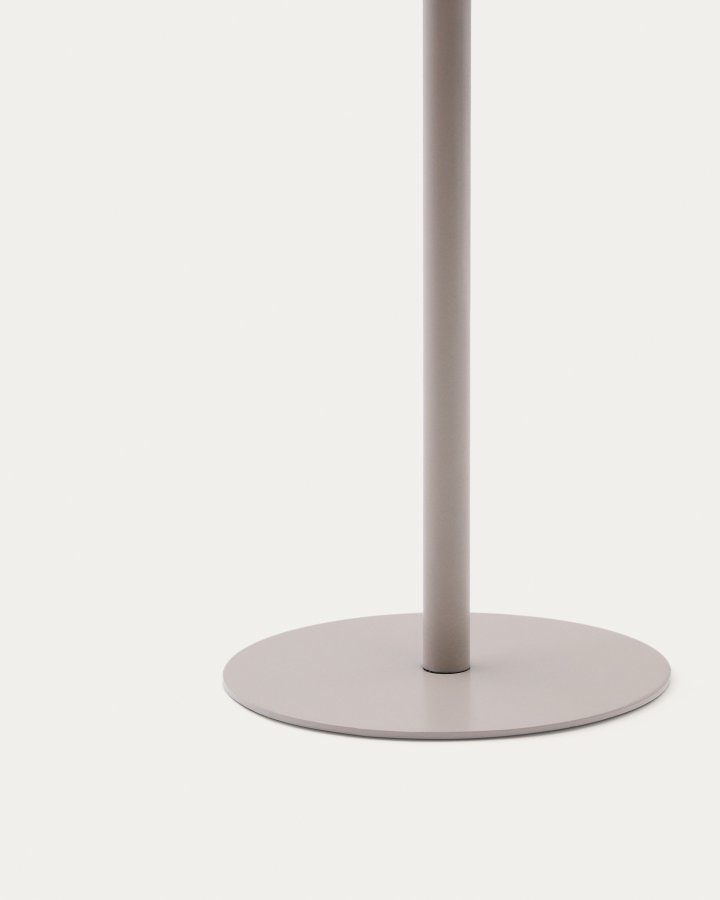 KAVE HOME Aldet udendrs solcelle bordlampe, brbar - gr tovsnor og aluminium