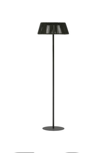 KAVE HOME Aldet udendrs solcelle gulvlampe, brbar - grn tovsnor og aluminium (46)