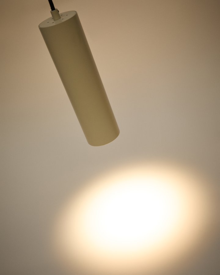 KAVE HOME Andia loftlampe - beige aluminium