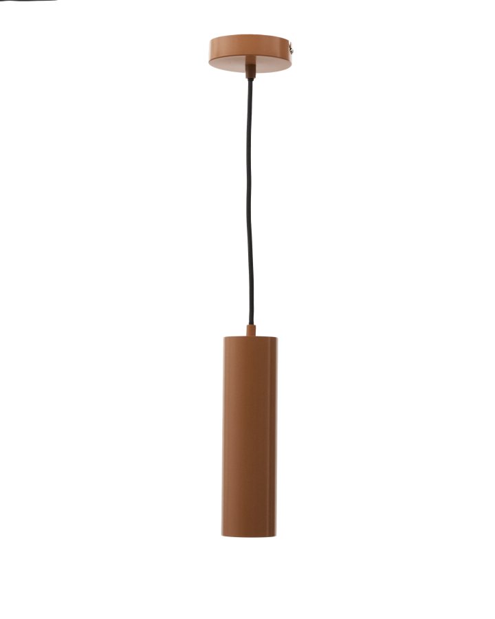 KAVE HOME Andia loftslampe i aluminium med terracotta malet finish