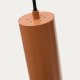 KAVE HOME Andia loftslampe i aluminium med terracotta malet finish