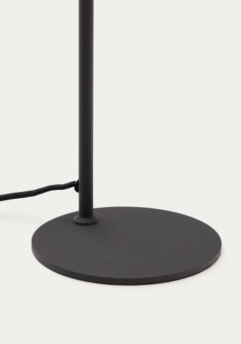 KAVE HOME Manie skrivebordslampe i metal i metal med sort stbejernseffekt finish