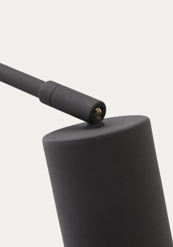 KAVE HOME Manie skrivebordslampe i metal i metal med sort stbejernseffekt finish