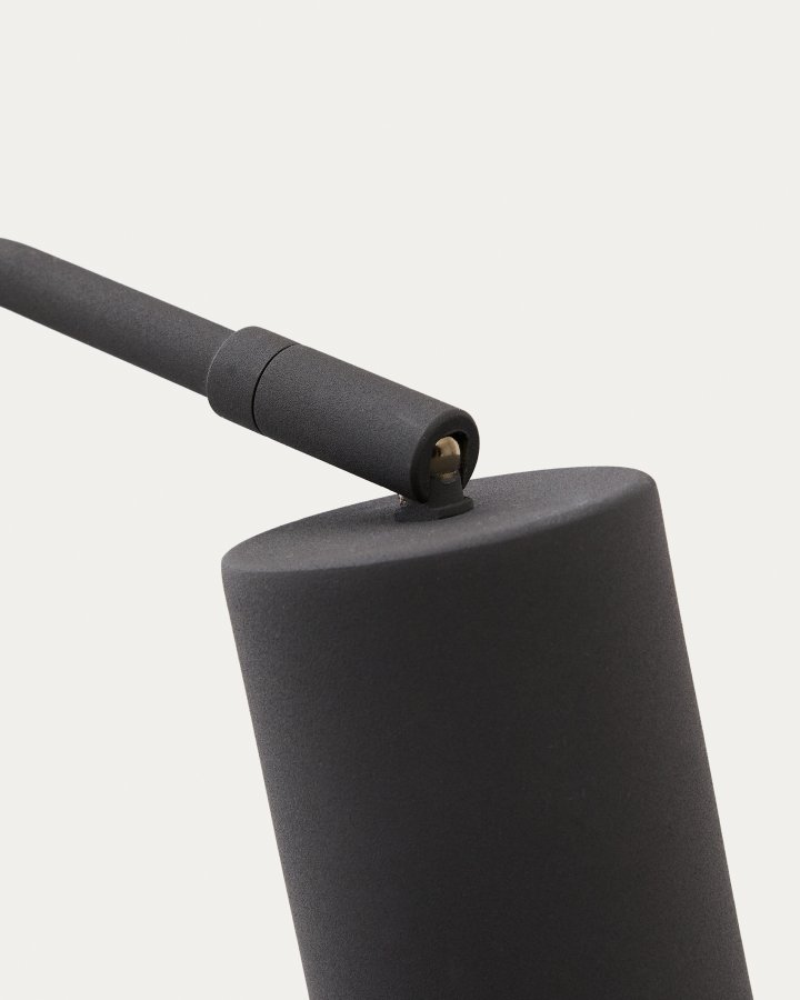 KAVE HOME Manie skrivebordslampe i metal i metal med sort stbejernseffekt finish