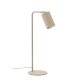 KAVE HOME Manie skrivebordslampe i metal med beige struktureret finish
