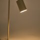 KAVE HOME Manie skrivebordslampe i metal med beige struktureret finish