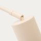 KAVE HOME Manie skrivebordslampe i metal med beige struktureret finish