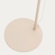KAVE HOME Manie gulvlampe i metal med beige struktureret finish