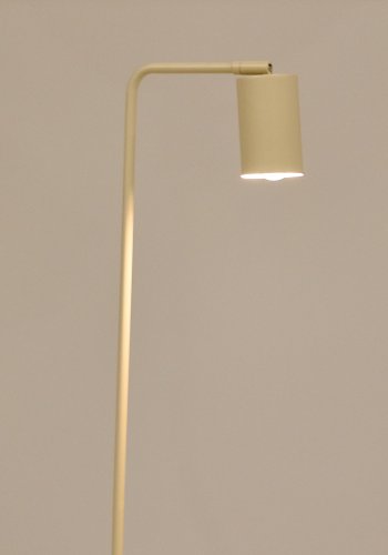 KAVE HOME Manie gulvlampe i metal med beige struktureret finish