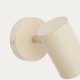 KAVE HOME Manie vgmonteret metallampe med beige struktureret finish