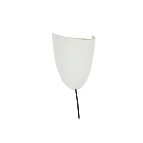 KAVE HOME Nibla vgmonteret lysarmatur i hvidt lereffektmetal