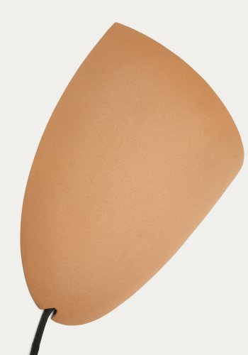 KAVE HOME Nibla vgmonteret lysarmatur i terracotta-effekt metal