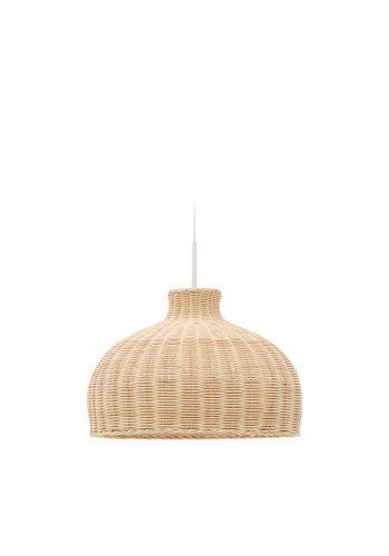 KAVE HOME Ennia rattan lampeskrm med let finish 38cm