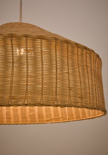 KAVE HOME Ennia rattan lampeskrm med lys finish 65cm
