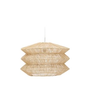 KAVE HOME Dakit loftslampeskrm i X med lys finish 60 x 40cm