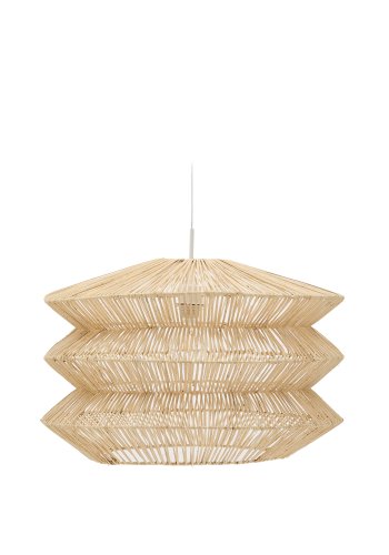 KAVE HOME Dakit loftslampeskrm i X med lys finish 60 x 40cm