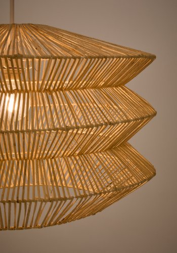 KAVE HOME Dakit loftslampeskrm i X med lys finish 60 x 40cm