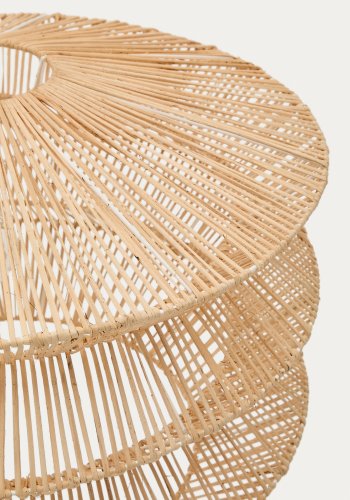 KAVE HOME Dakit loftslampeskrm i X med lys finish 60 x 40cm