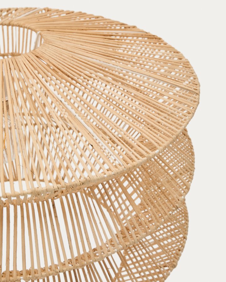 KAVE HOME Dakit loftslampeskrm i X med lys finish 60 x 40cm