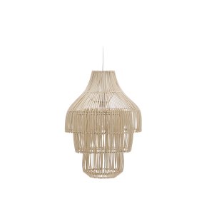 KAVE HOME Janoa loftslampeskrm i rattan med let finish 38cm