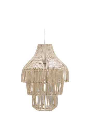 KAVE HOME Janoa loftslampeskrm i rattan med let finish 38cm