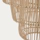 KAVE HOME Janoa loftslampeskrm i rattan med let finish 38cm