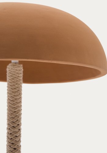 KAVE HOME Arinda bordlampe i terracotta
