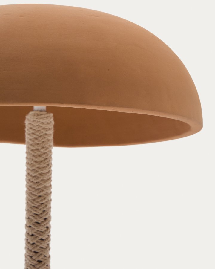 KAVE HOME Arinda bordlampe i terracotta